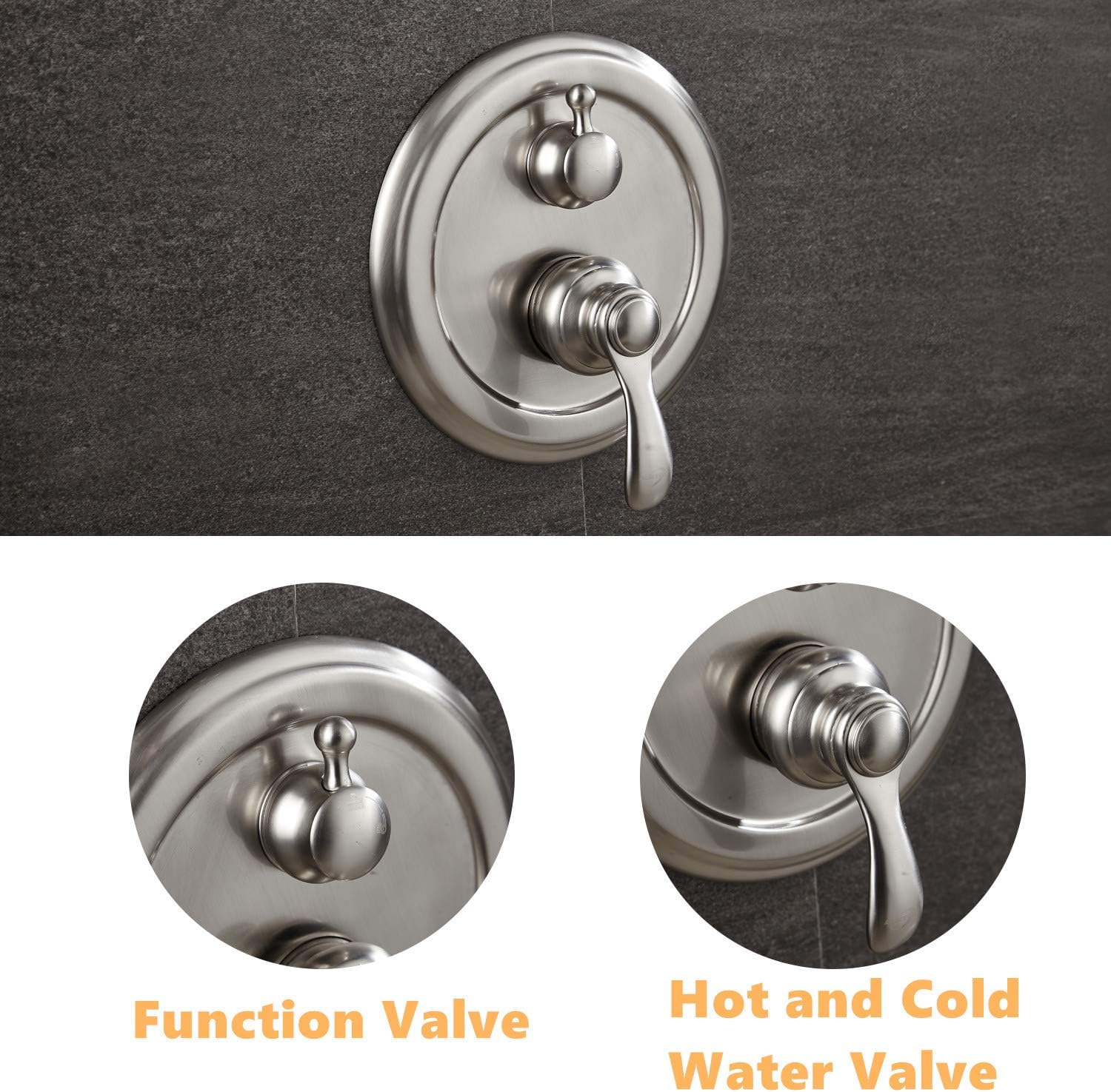 ELLO&ALLO Shower System (Brushed Nickel) (image 2)