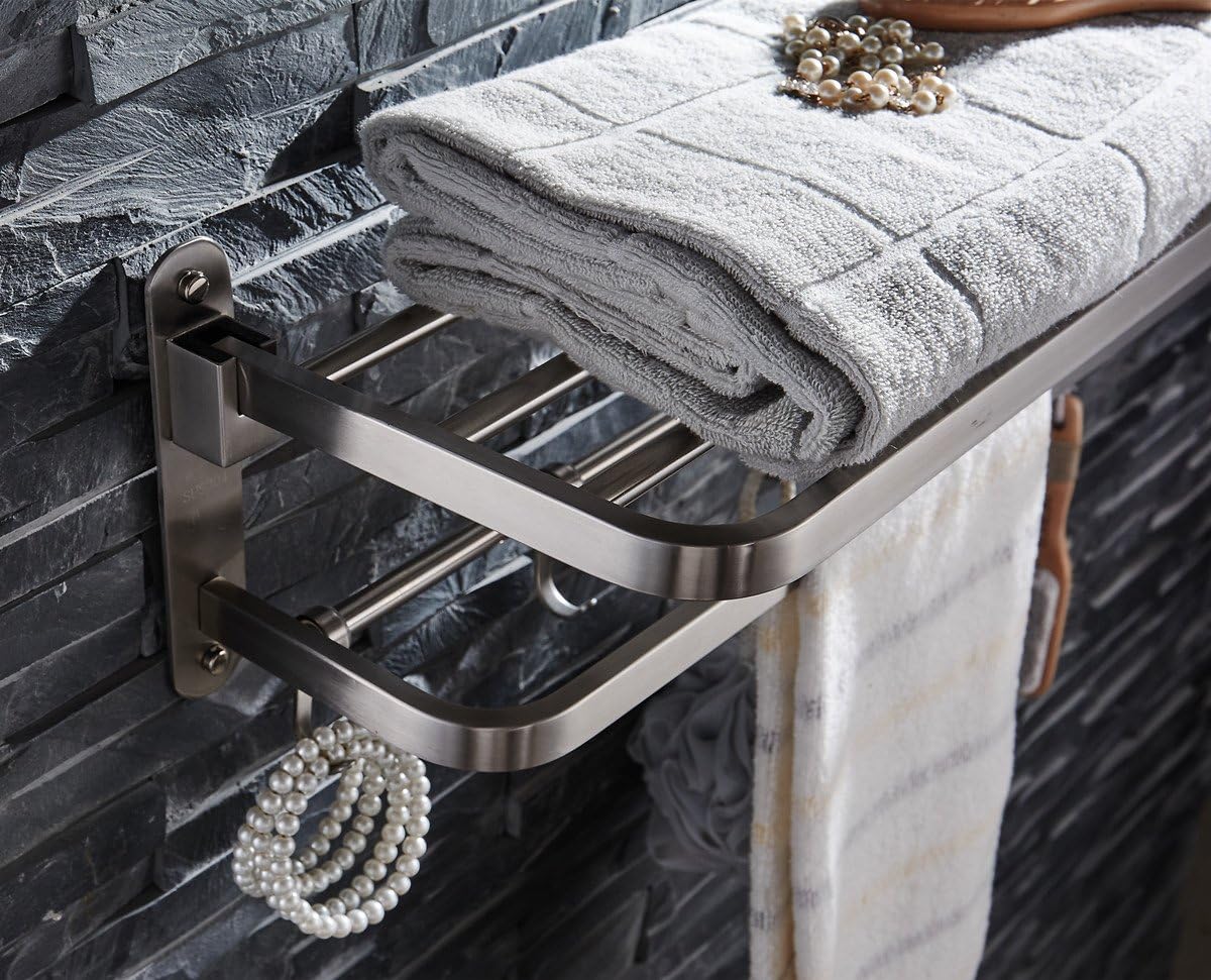 ELLO&ALLO Stainless Steel Double Towel Bar (image 2)