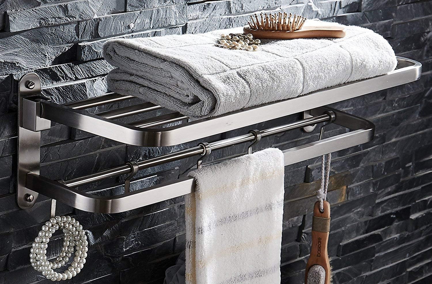 ELLO&ALLO Stainless Steel Double Towel Bar (image 4)
