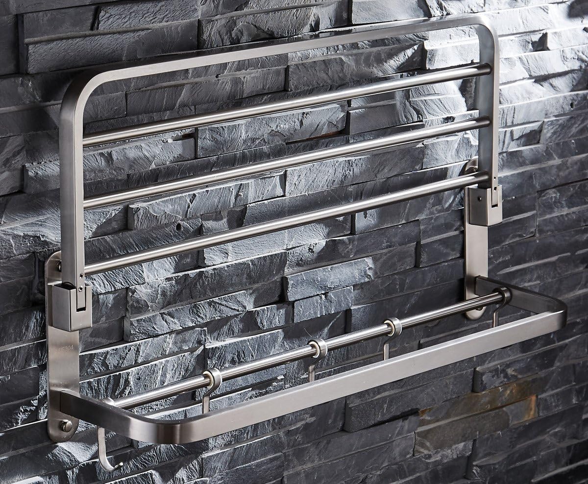ELLO&ALLO Stainless Steel Double Towel Bar (image 5)